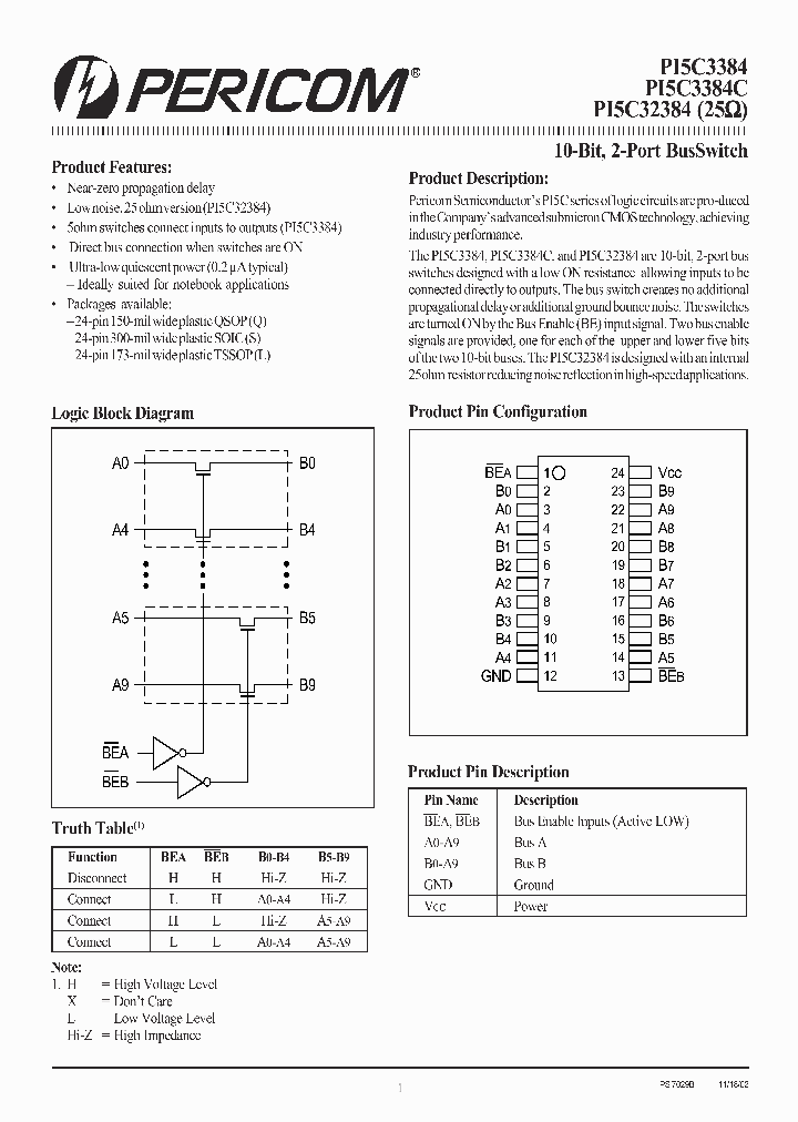 PI5C3384Q_324962.PDF Datasheet