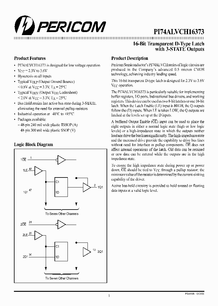 PI74ALVCH16373_312975.PDF Datasheet