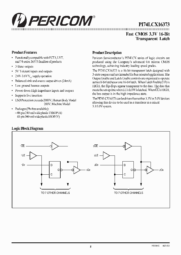 PI74LCX16373_351749.PDF Datasheet