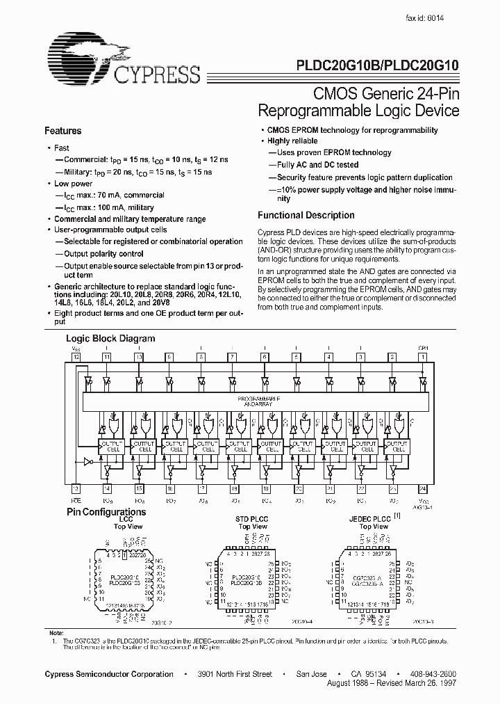 PLDC20G10_183713.PDF Datasheet
