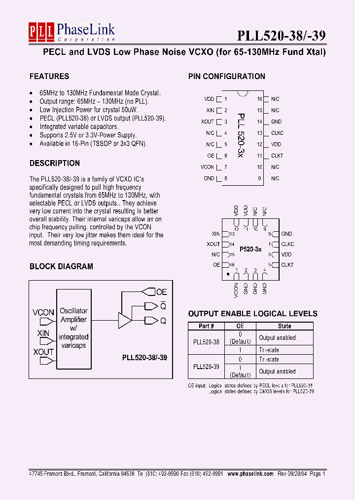 PLL520-38-39_320413.PDF Datasheet