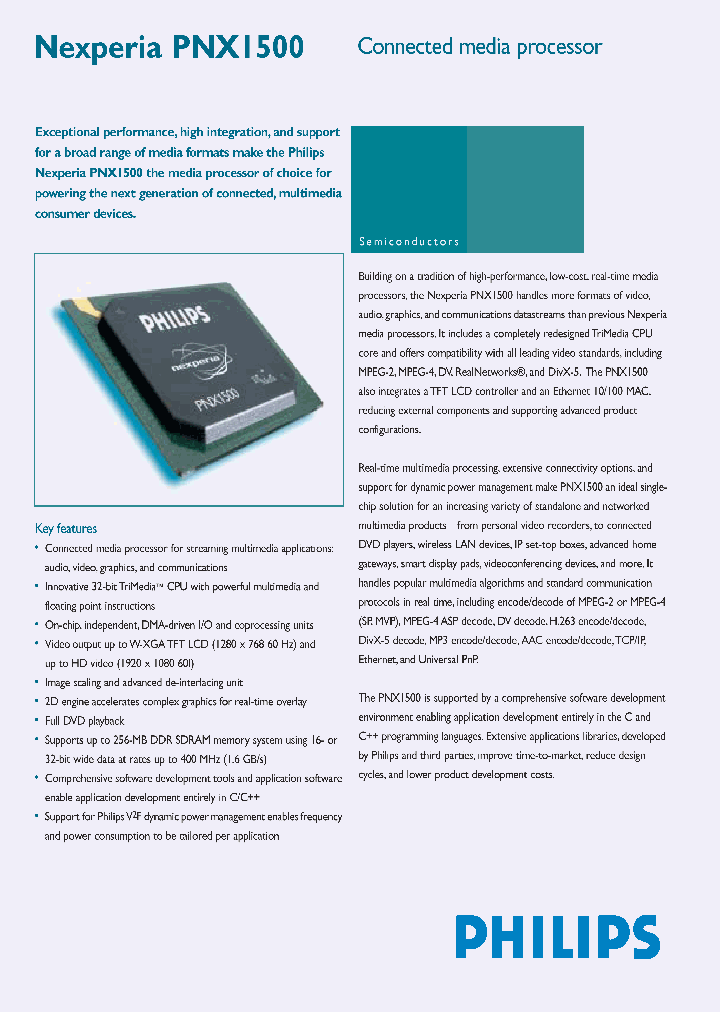 PNX1500_195820.PDF Datasheet