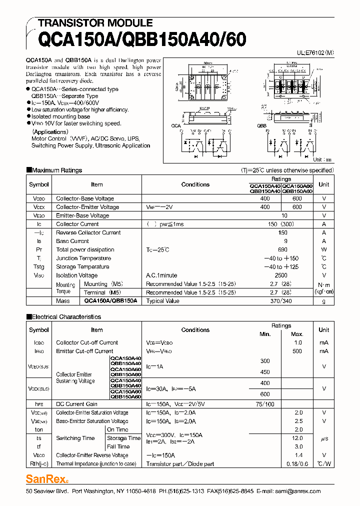 QBB150A60_296383.PDF Datasheet
