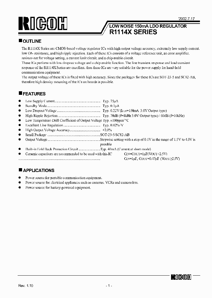 R1114N26_196765.PDF Datasheet