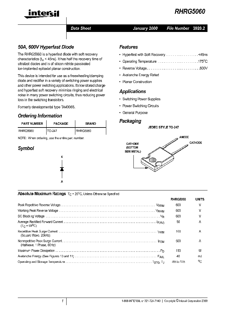 RHRG5060_335590.PDF Datasheet
