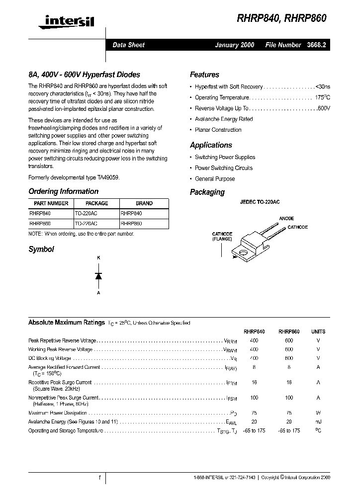 RHRP860_347232.PDF Datasheet