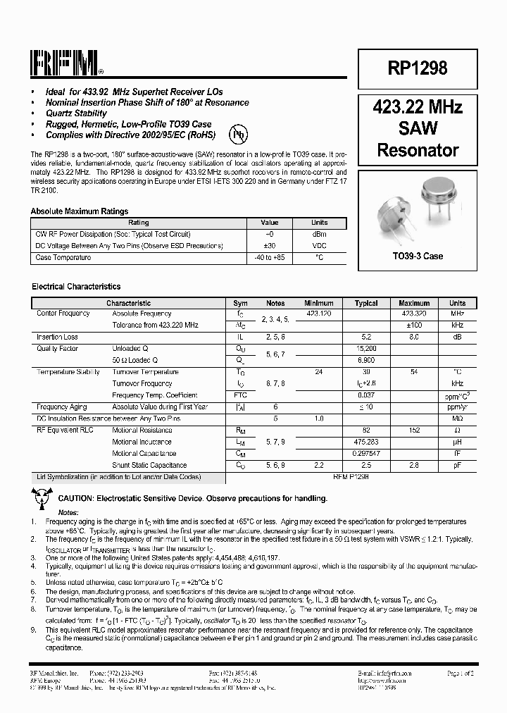 RP1298_324011.PDF Datasheet