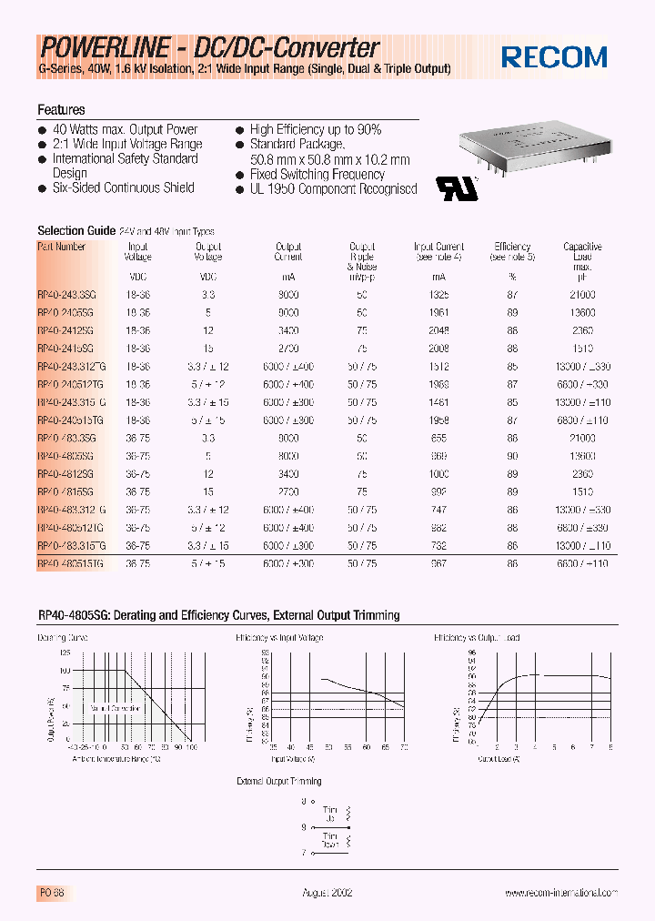 RP40-480512TG_315430.PDF Datasheet