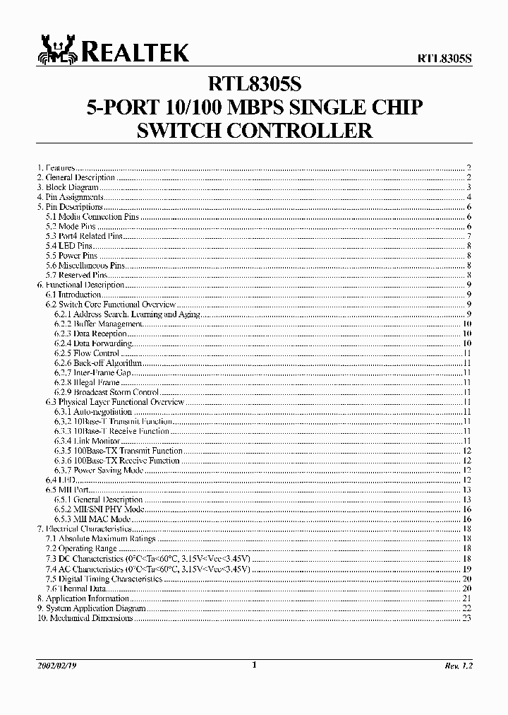 RTL8305_181595.PDF Datasheet