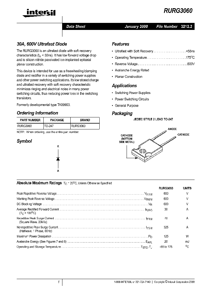 RURG3060_319431.PDF Datasheet