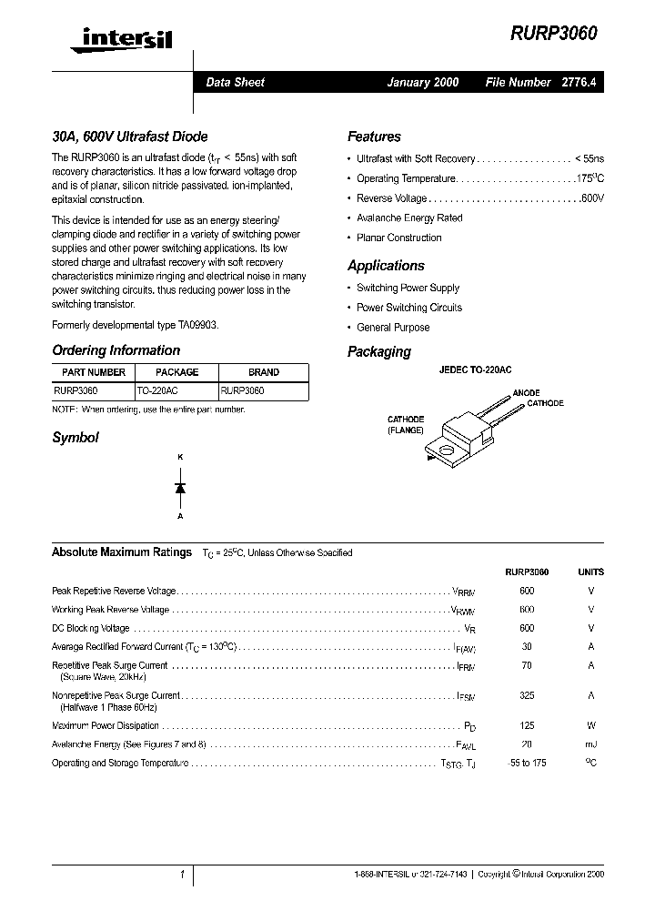 RURP3060_319432.PDF Datasheet