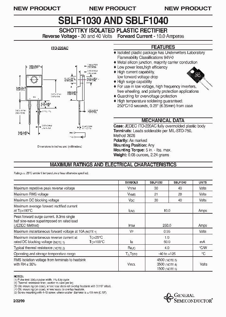 SBLF1030_362260.PDF Datasheet