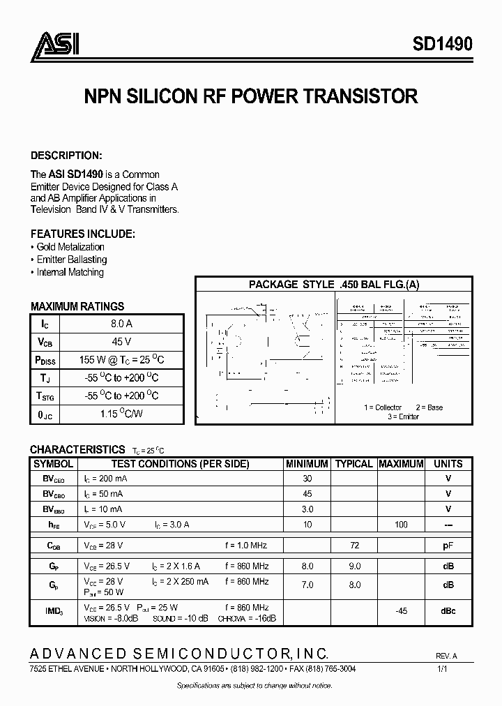 SD1490_315504.PDF Datasheet