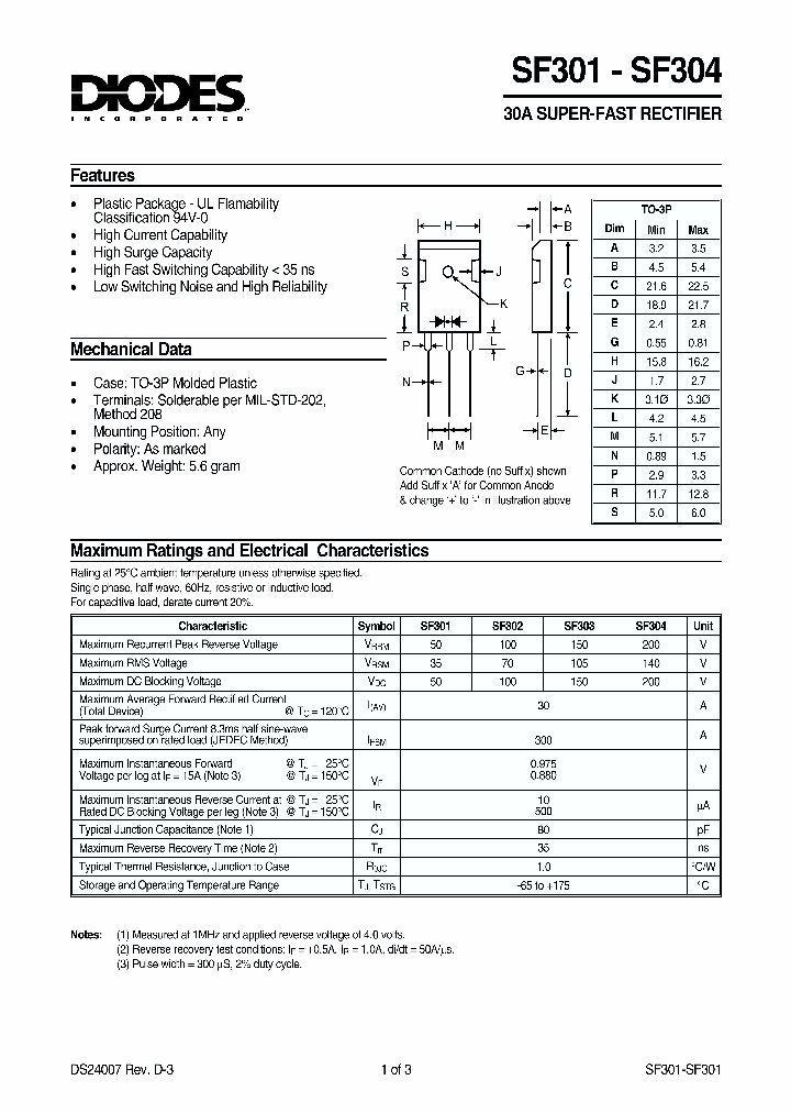 SF304_319142.PDF Datasheet