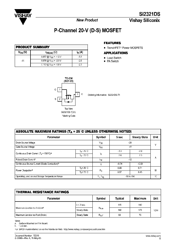 SI2321DS_348000.PDF Datasheet