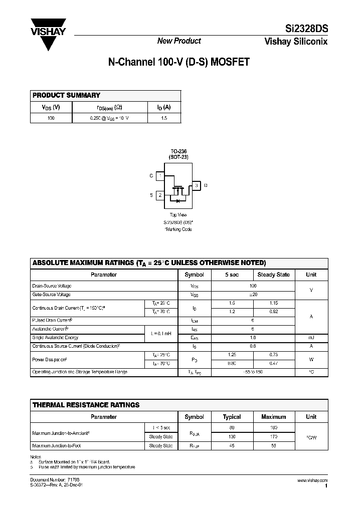 SI2328DS_343111.PDF Datasheet