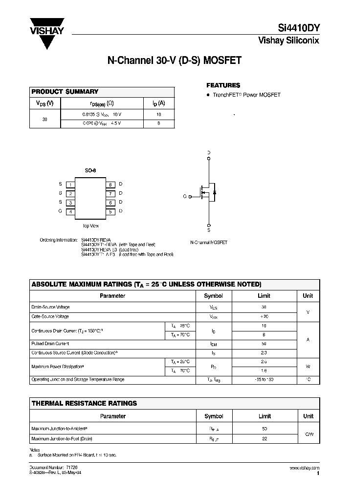 SI4410DY_373393.PDF Datasheet