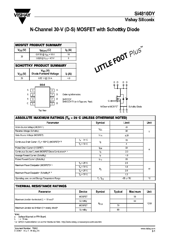 SI4810DY_372289.PDF Datasheet