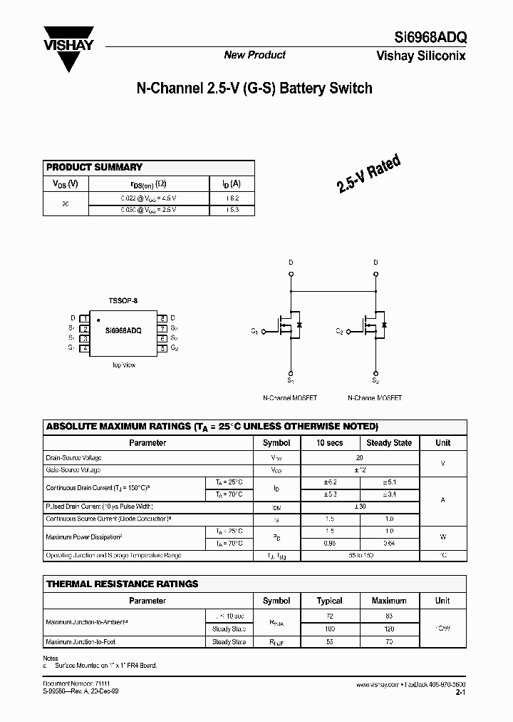 SI6968ADQ_350969.PDF Datasheet