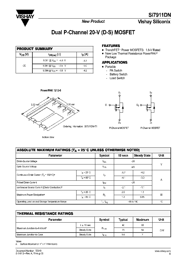 SI7911DN_312765.PDF Datasheet