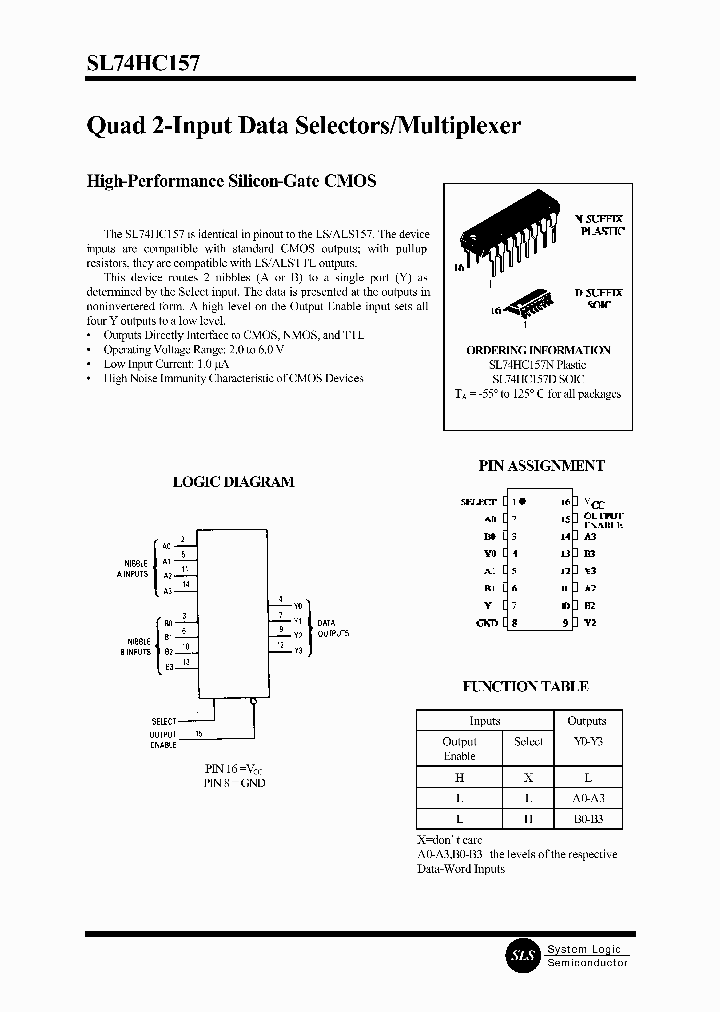 SL74HC157N_172165.PDF Datasheet