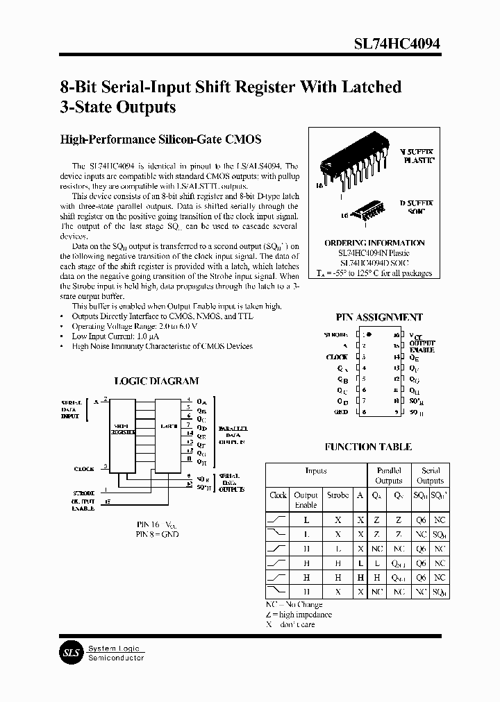 SL74HC4094_310317.PDF Datasheet