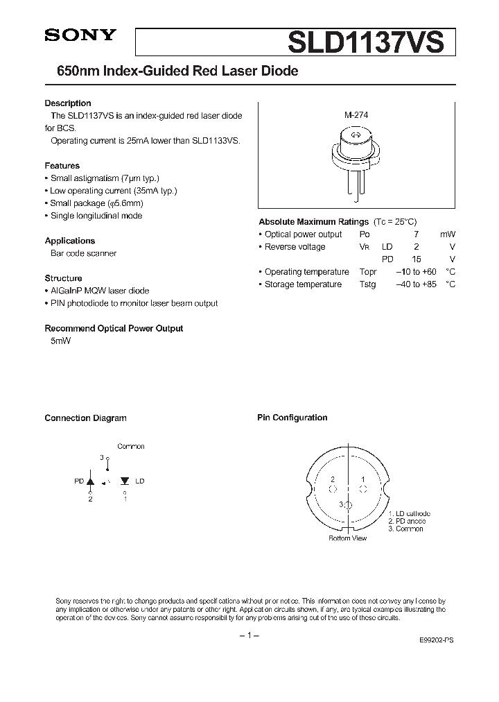 SLD1137VS_358780.PDF Datasheet