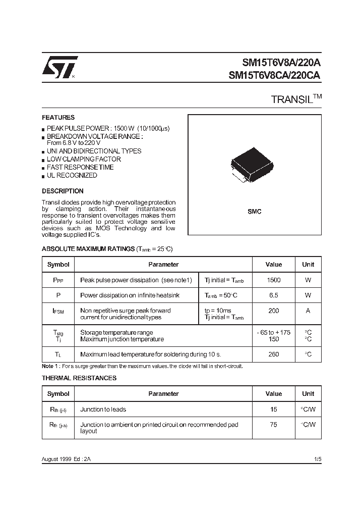 SM15T6V8A_196489.PDF Datasheet