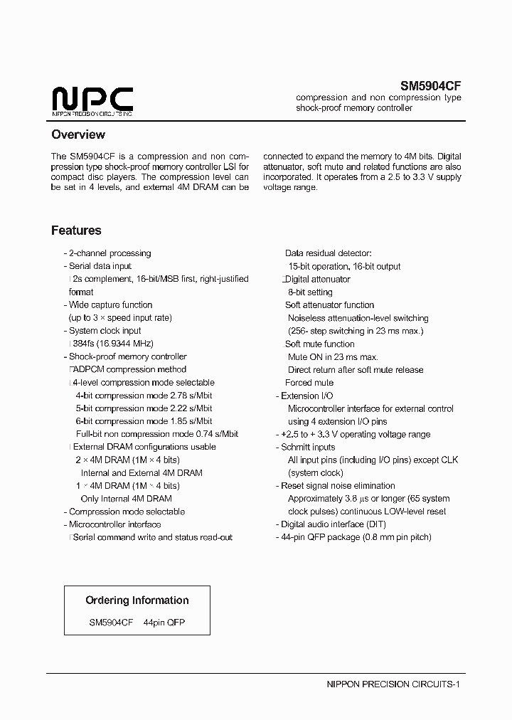 SM5904CF_337762.PDF Datasheet