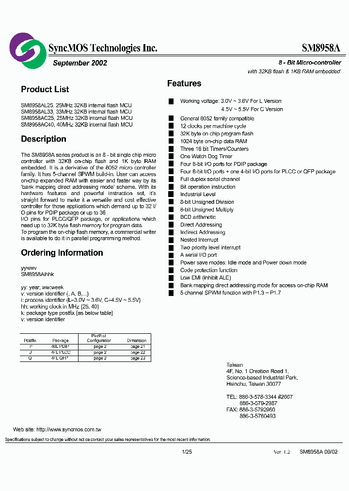 SM8958A_317015.PDF Datasheet