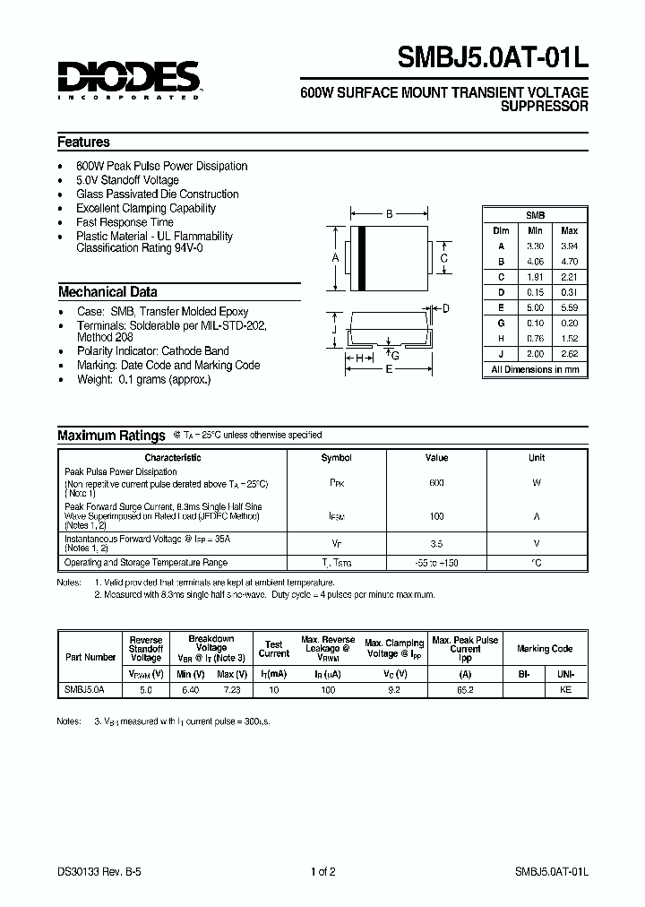 SMBJ50AT-01L_333613.PDF Datasheet
