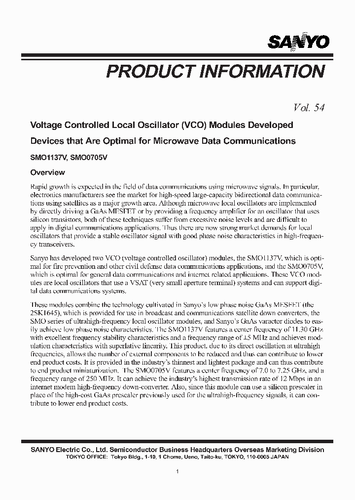 SMO1137V_358781.PDF Datasheet
