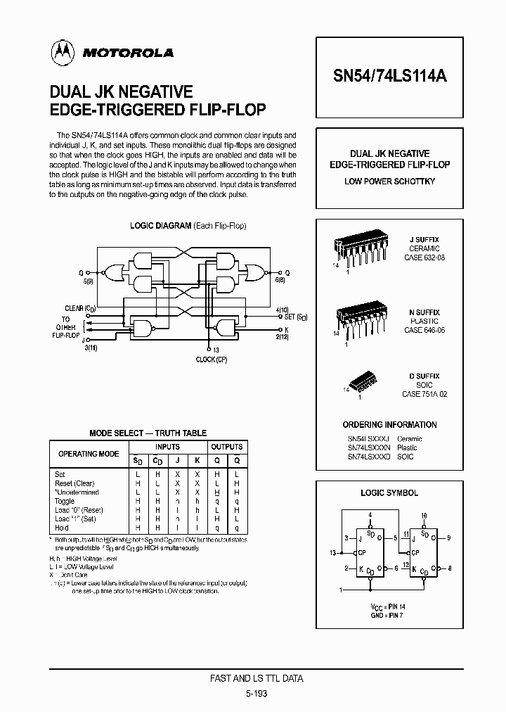 SN74LS114D_310862.PDF Datasheet