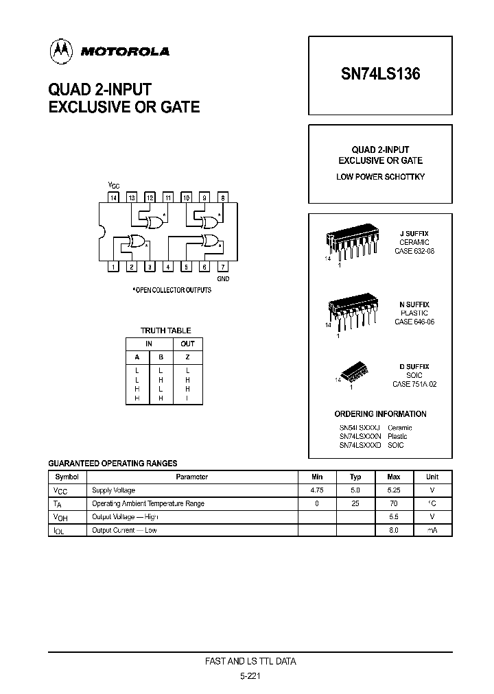 SN74LS136N_199836.PDF Datasheet