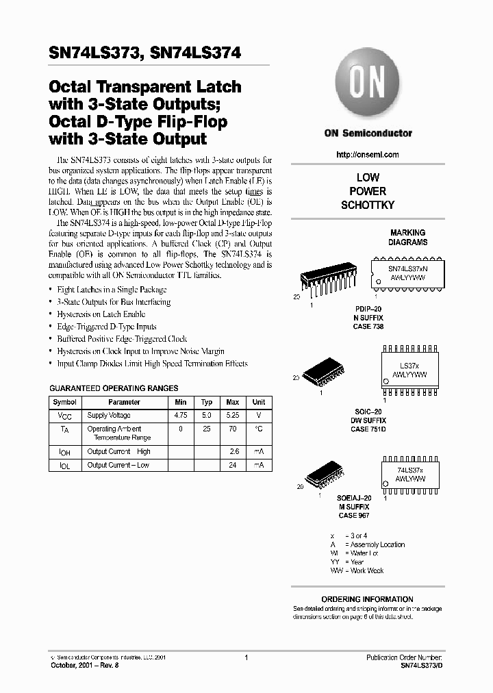 SN74LS373_302465.PDF Datasheet
