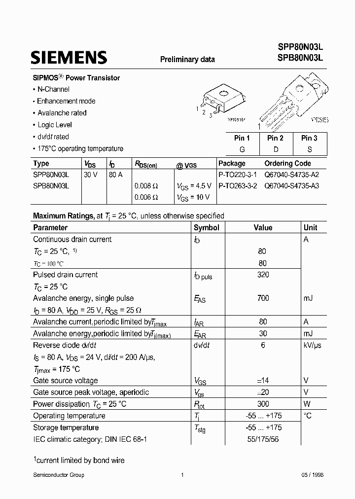SPB80N03L_198287.PDF Datasheet