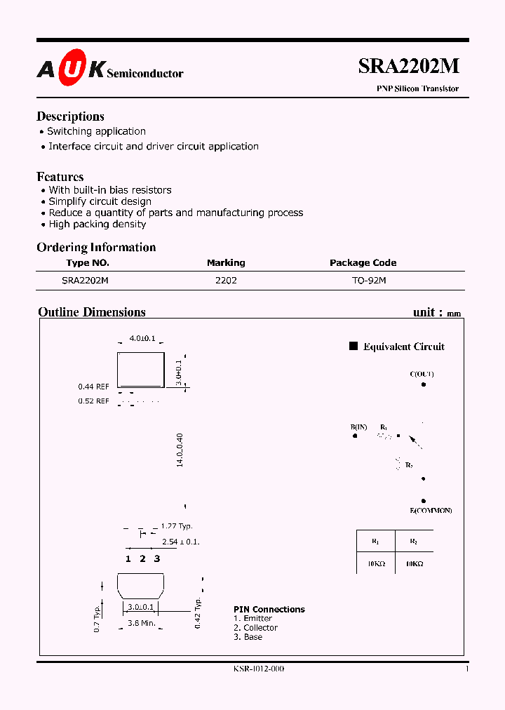 SRA2202M_360474.PDF Datasheet