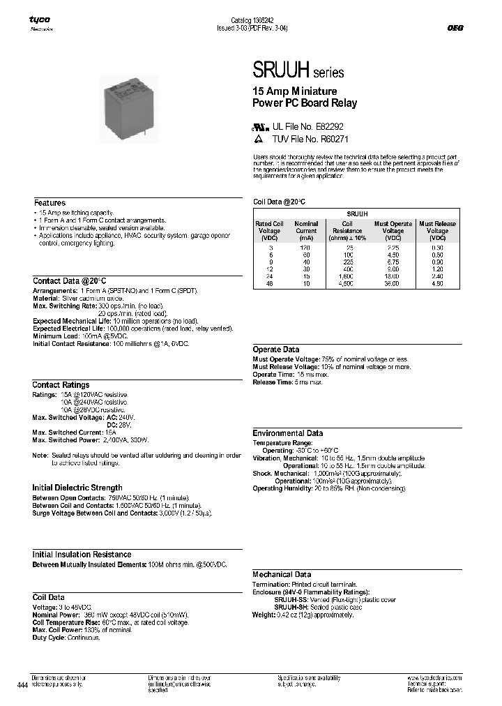 SRUUH-SS-112D1M_327557.PDF Datasheet