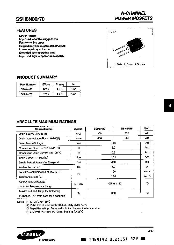 SSH8N80_331934.PDF Datasheet