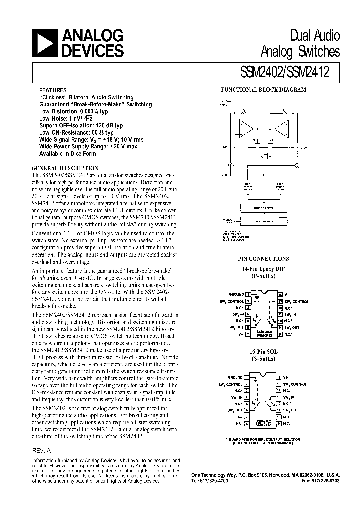 SSM2412_320242.PDF Datasheet