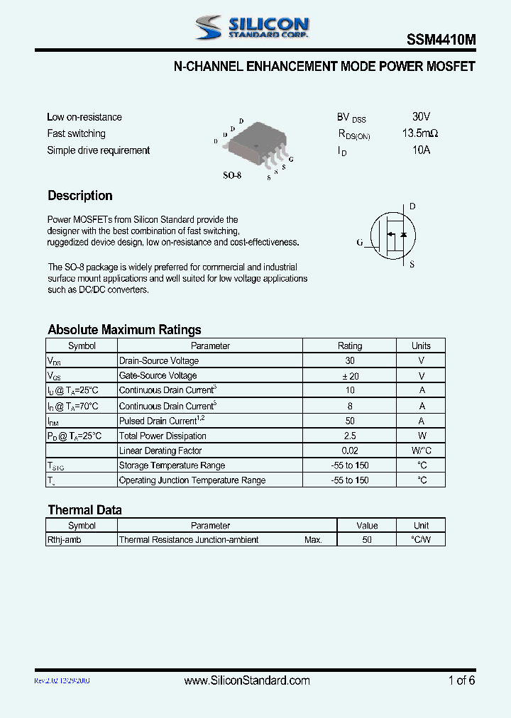 SSM4410M_355752.PDF Datasheet