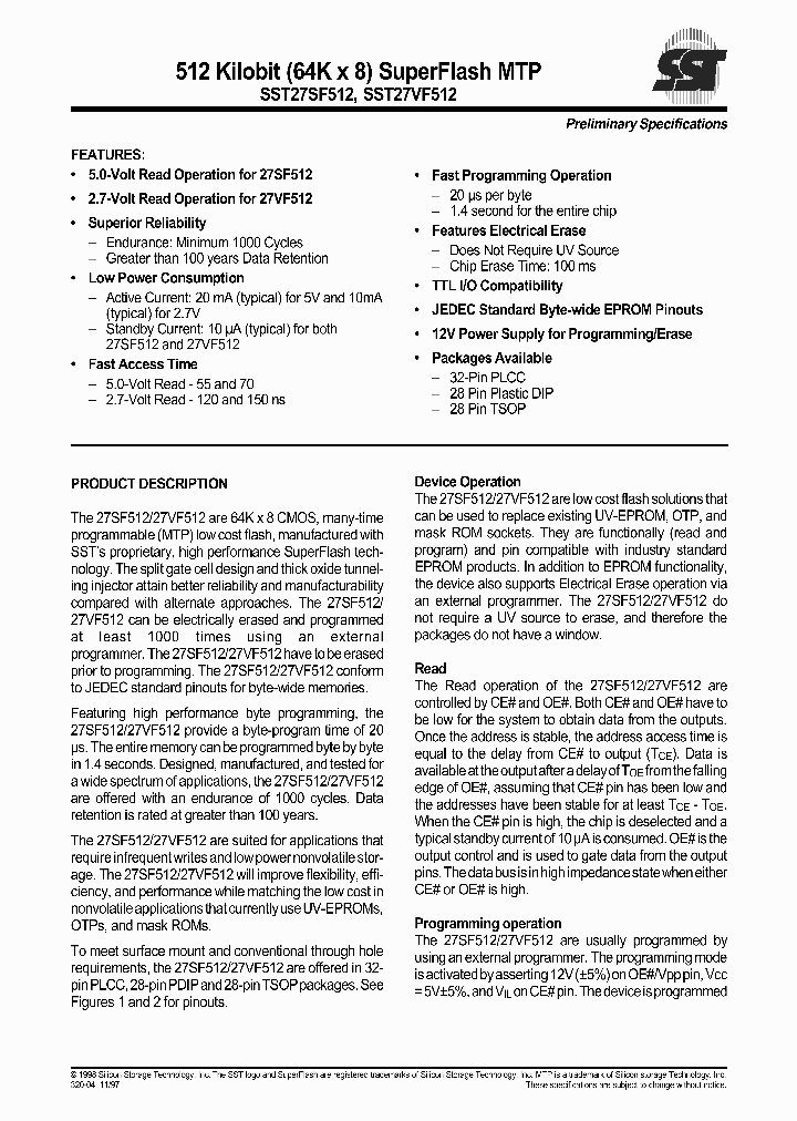 SST27SF512_369980.PDF Datasheet