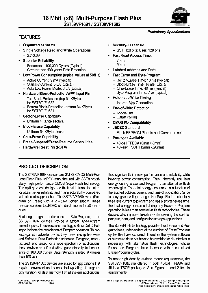 SST39VF1681_186299.PDF Datasheet