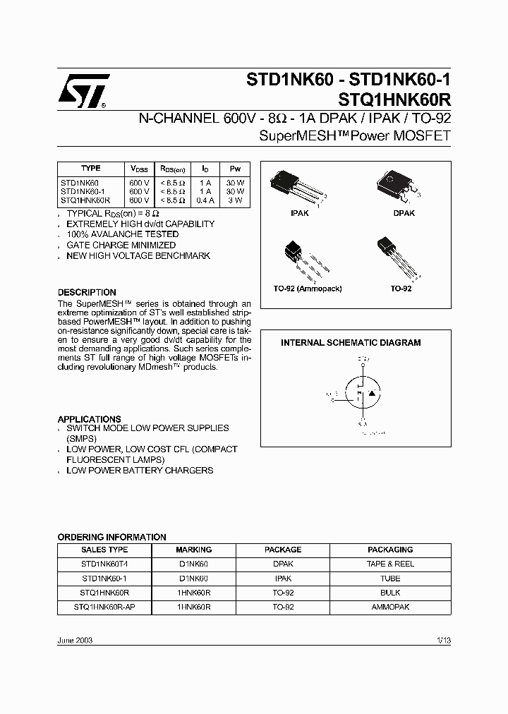 STD1NK60T4_329740.PDF Datasheet