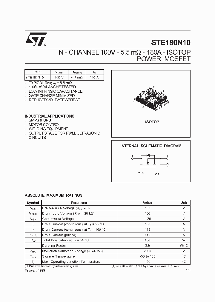 STE180N10_235161.PDF Datasheet