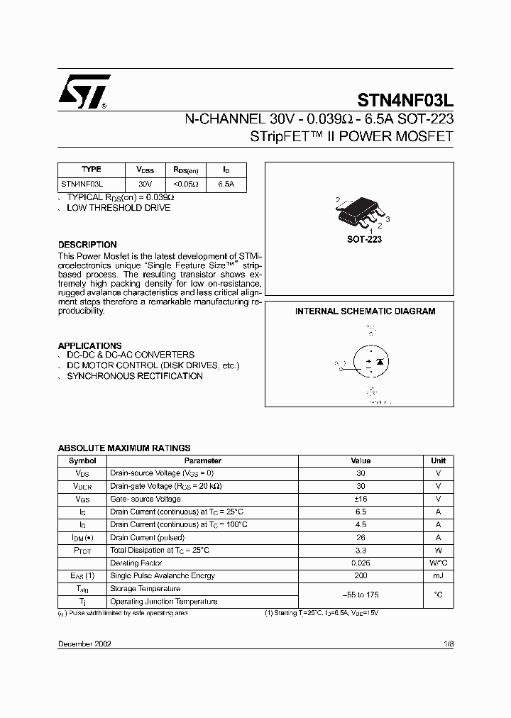 STN4NF03L_343552.PDF Datasheet