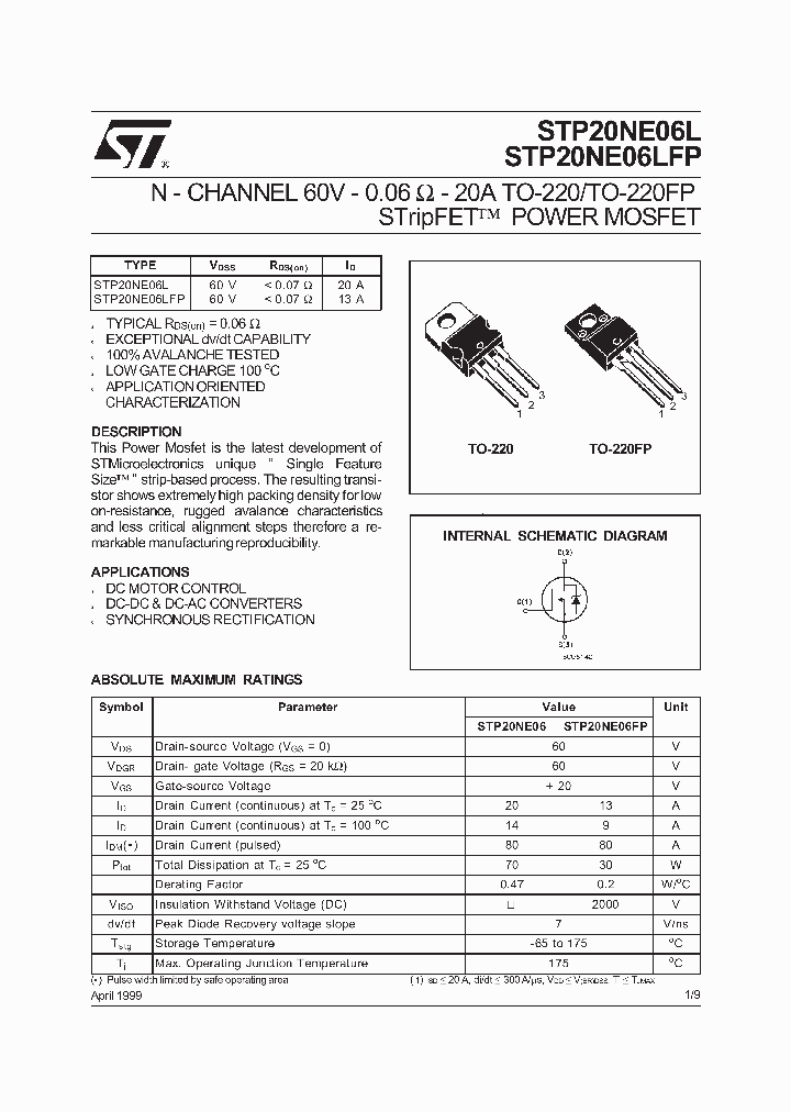 STP20NE06L_125715.PDF Datasheet