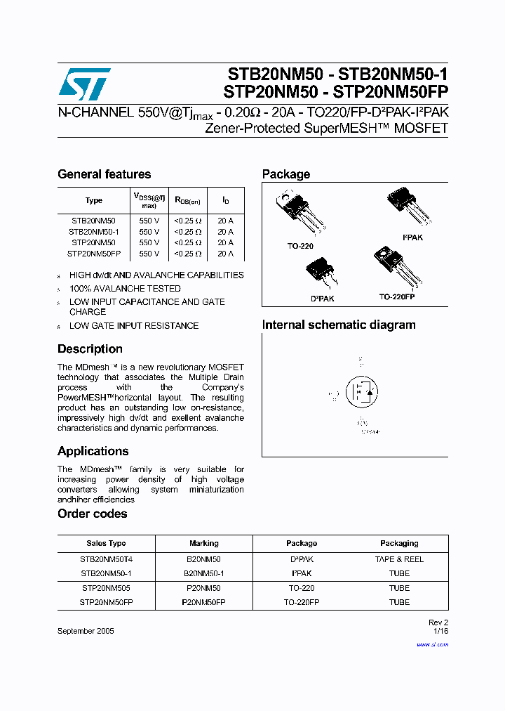 STP20NM505_380424.PDF Datasheet