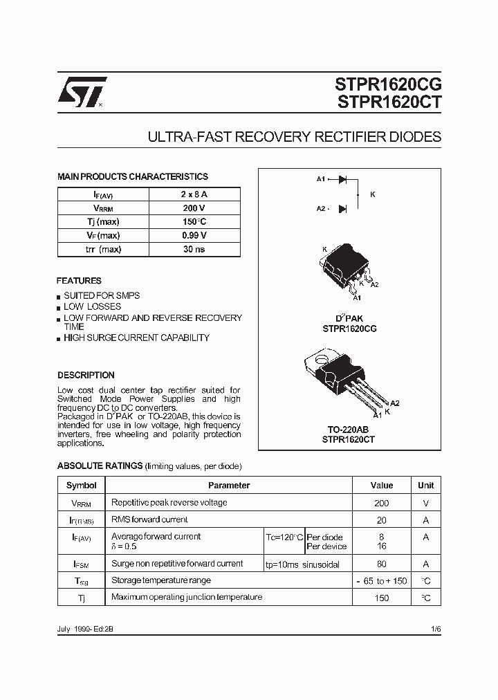 STPR1620CT_190035.PDF Datasheet