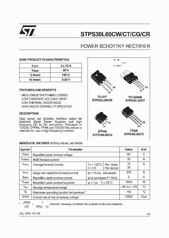 STPS30L60CT_349051.PDF Datasheet